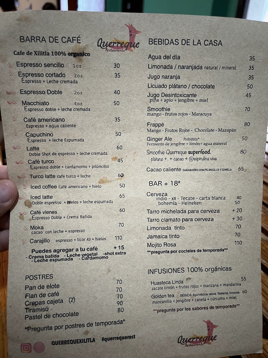 Restaurante la Huastequita Menu - Image 1
